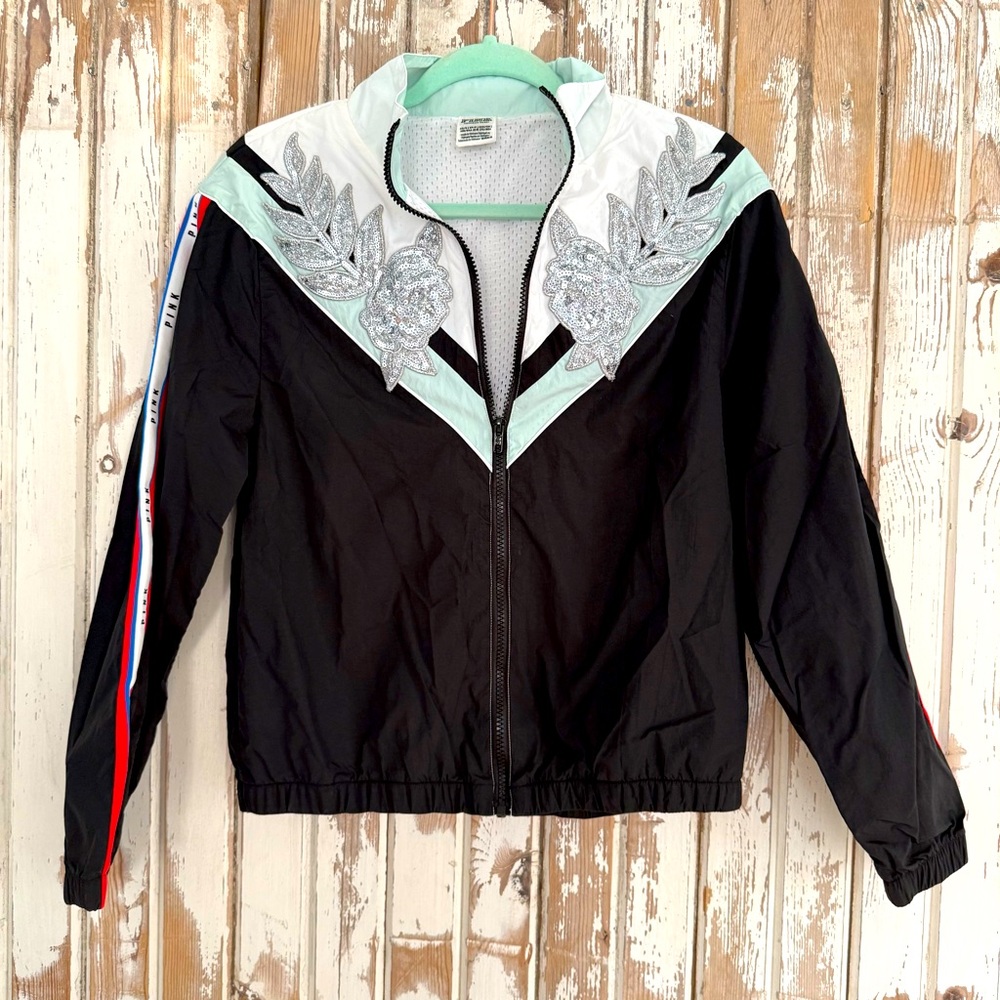 PINK by Victoria’s Secret, FUN Anorak Wind Breaker Jacket, size XS/S